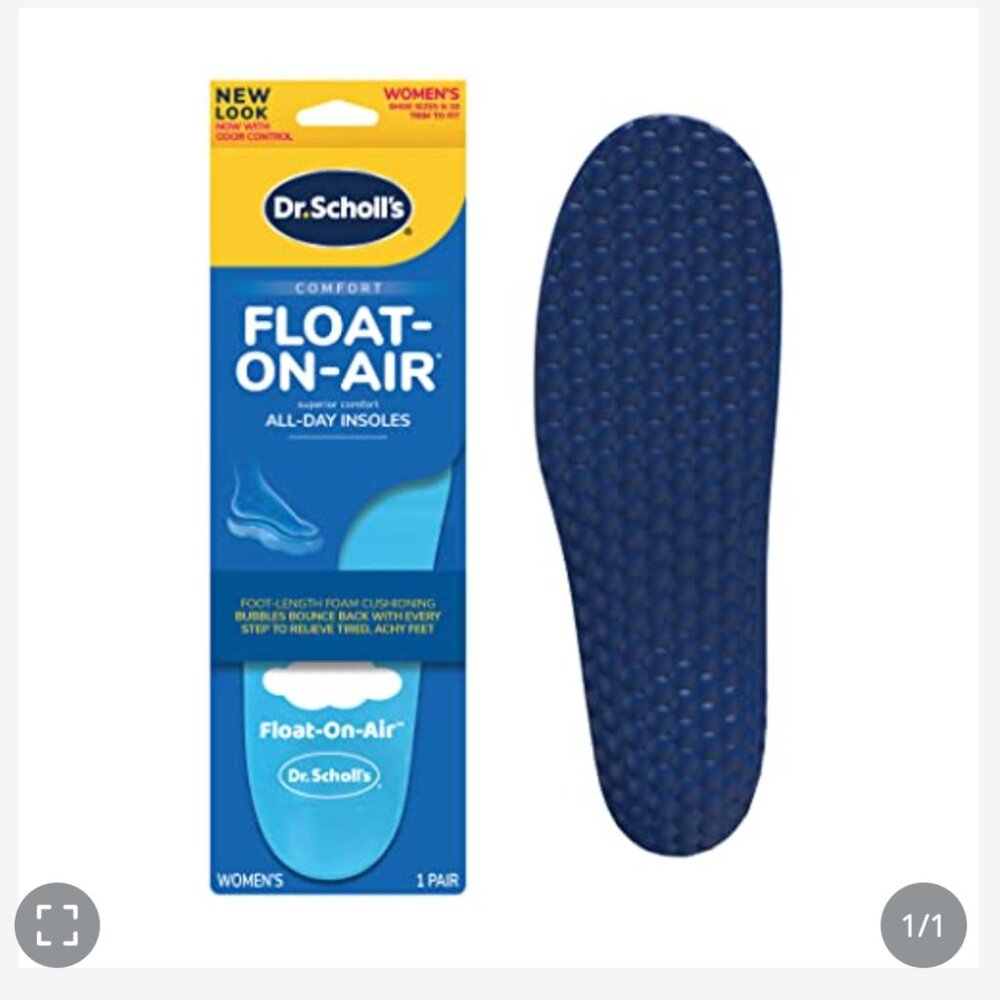 Dr. Scholl's® Float-On-Air® Comfort Insoles, Women, 1 Pair, Full Length NEW